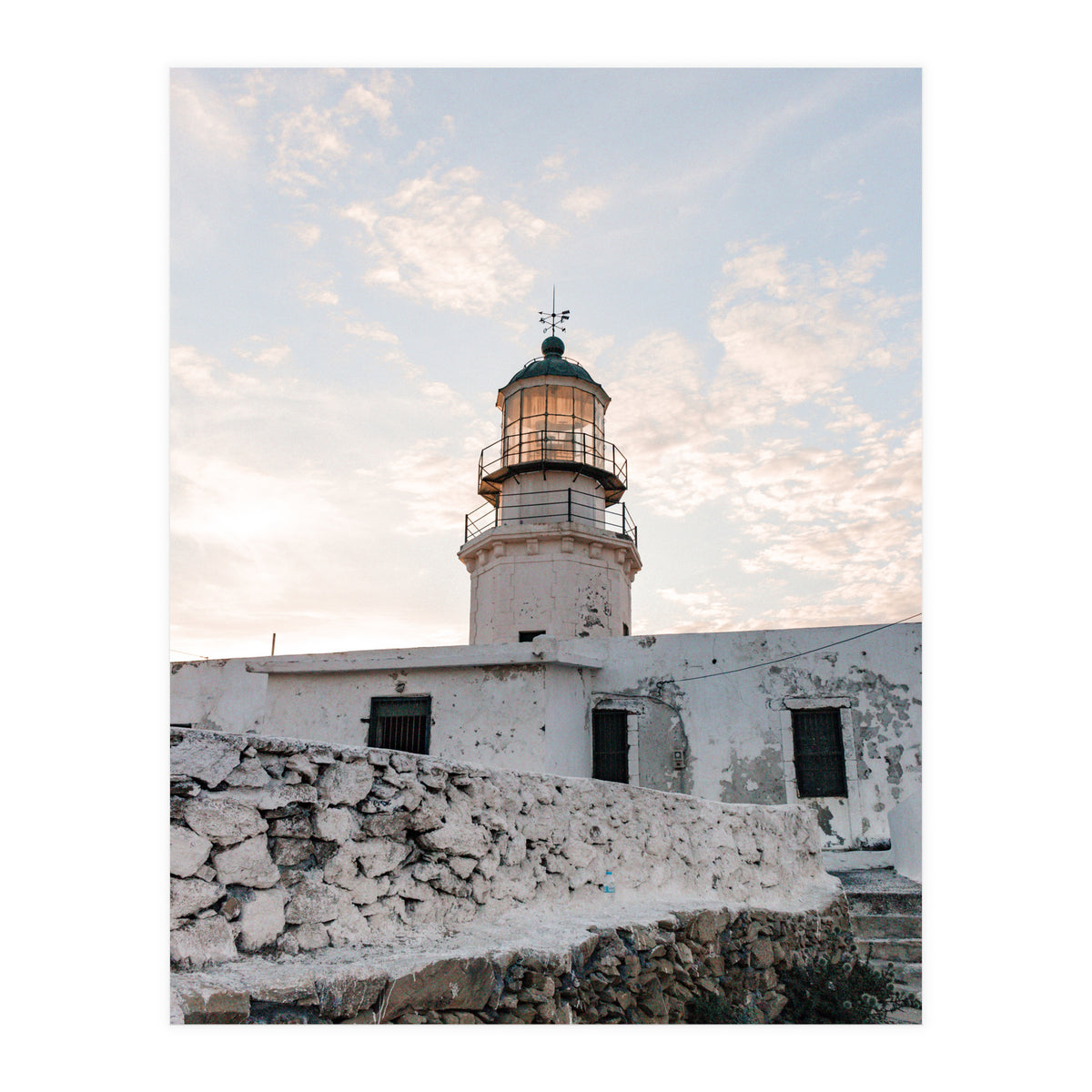 Armenistis Lighthouse Portrait (Print Only)