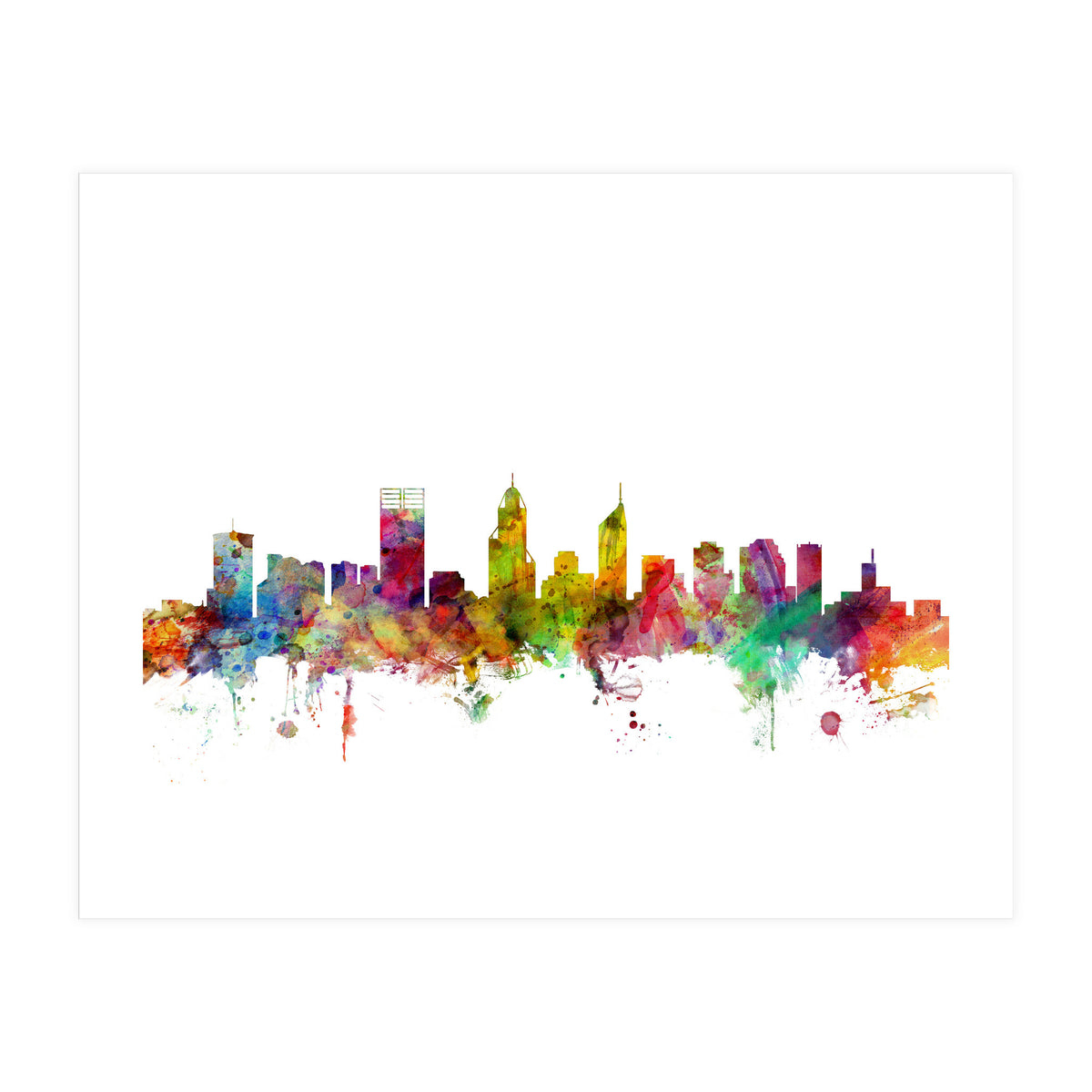 Perth Australia Skyline (Print Only)