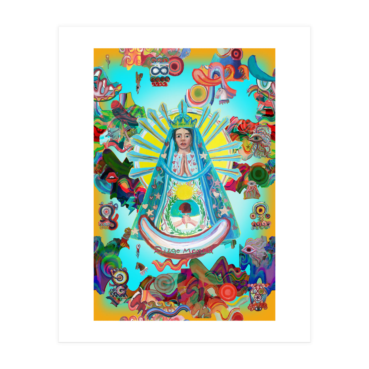 Virgen Y Graffiti 11 (Print Only)