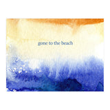 Gone to the beach || watercolor (Print Only) thumbnail