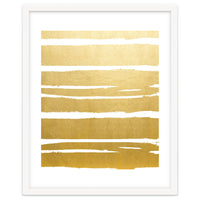 Gold Vibes Only | Luxe Shimmer Metallic Graphic Abstract | Golden Happiness Good Vibes