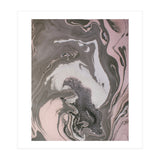Pink and gray marbled paper  (Print Only) thumbnail