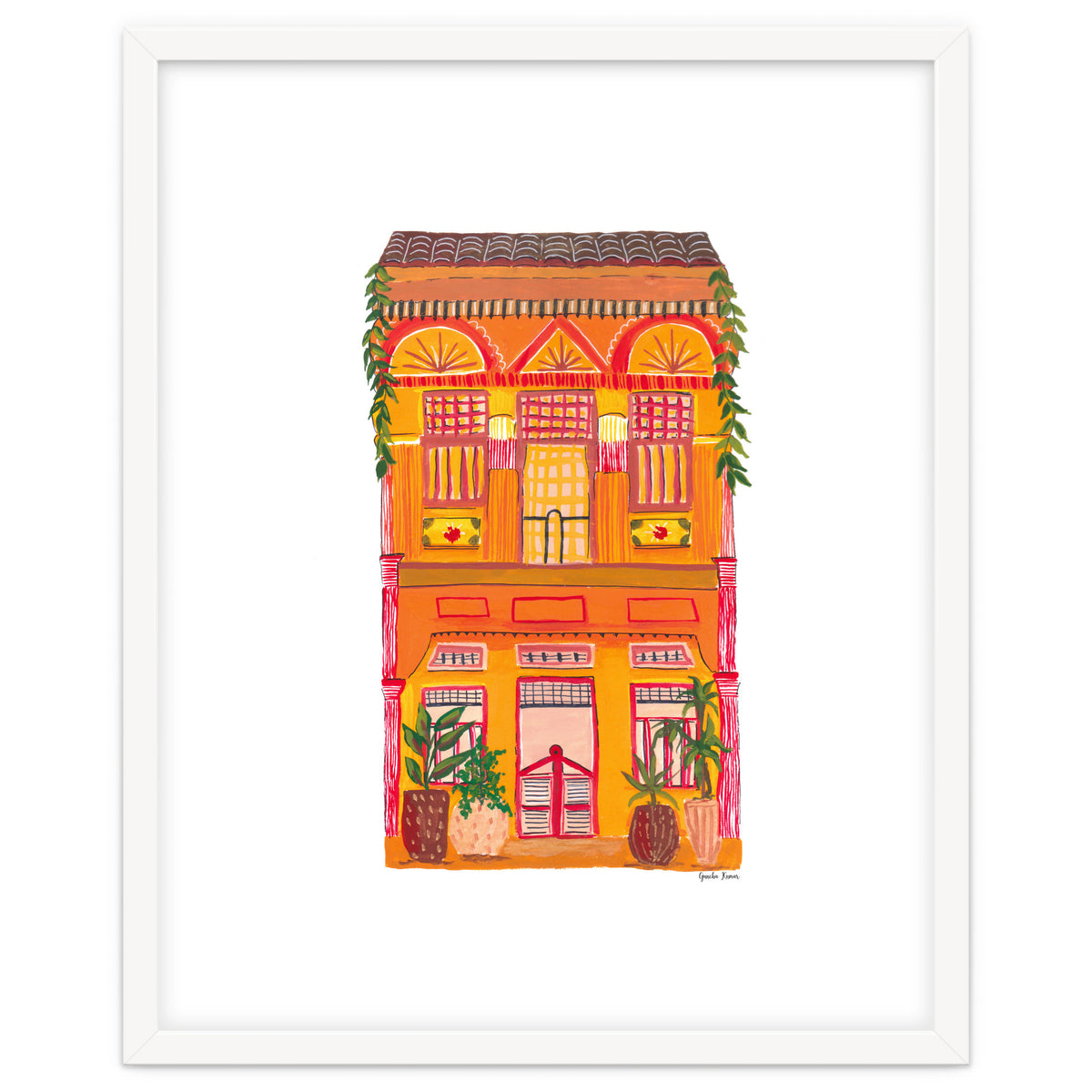 Orange House A4