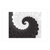 Mono Chrome Spiral Pattern  (Print Only) thumbnail