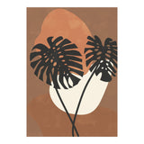 Boho Earth Tones Monstera (Print Only) thumbnail
