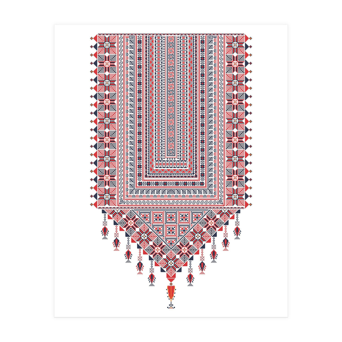 Tatreez Ornament 14 (Print Only)