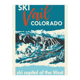 Vintage Vail ski poster (Print Only) thumbnail