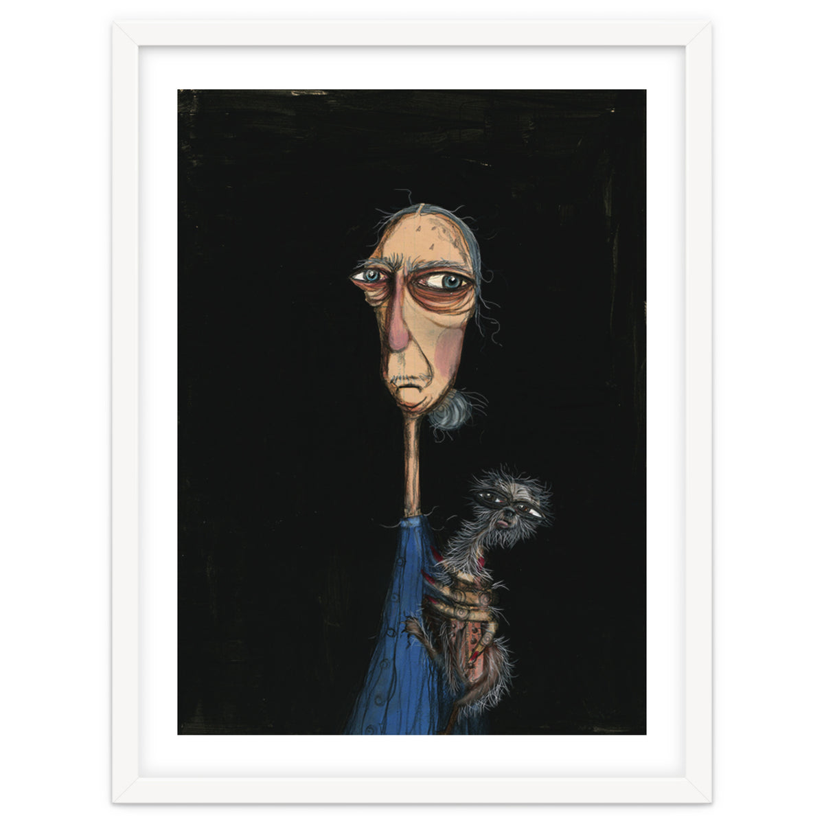 Woman Holding A Chihuahua