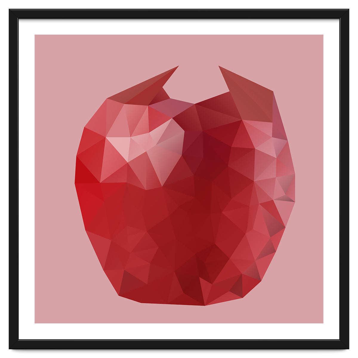 Apple Low Poly Art