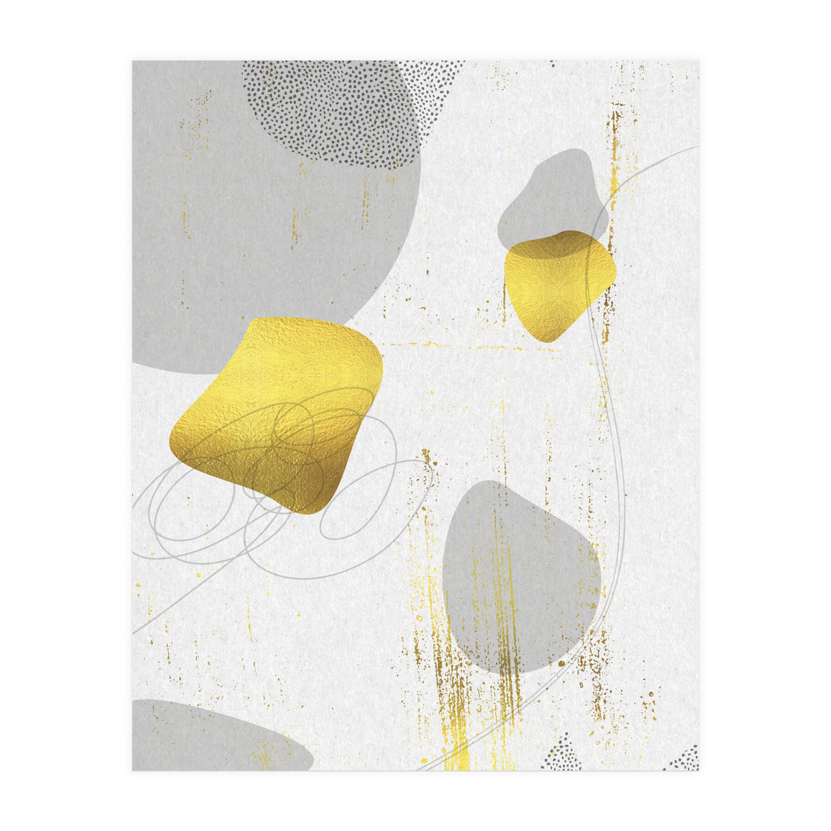Mid-Century Vintage No. 2 | gold (Print Only)
