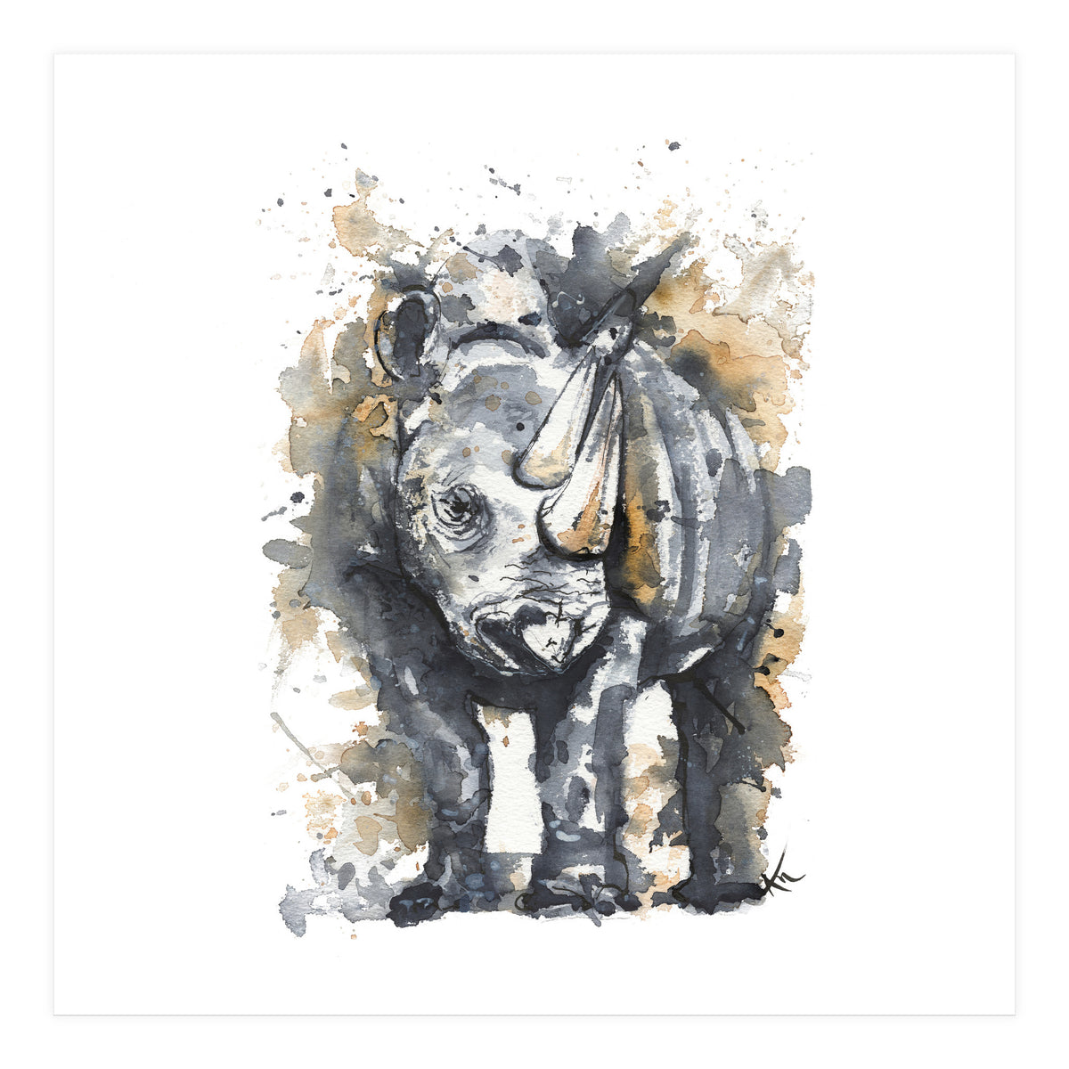 Rhino- Wildlife Collection (Print Only)