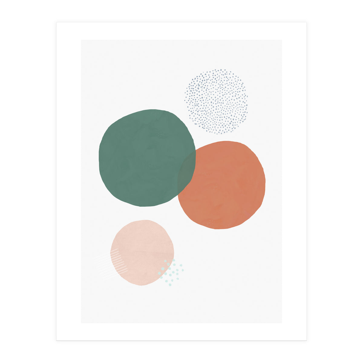 Abstract Soft Circles  (Print Only)