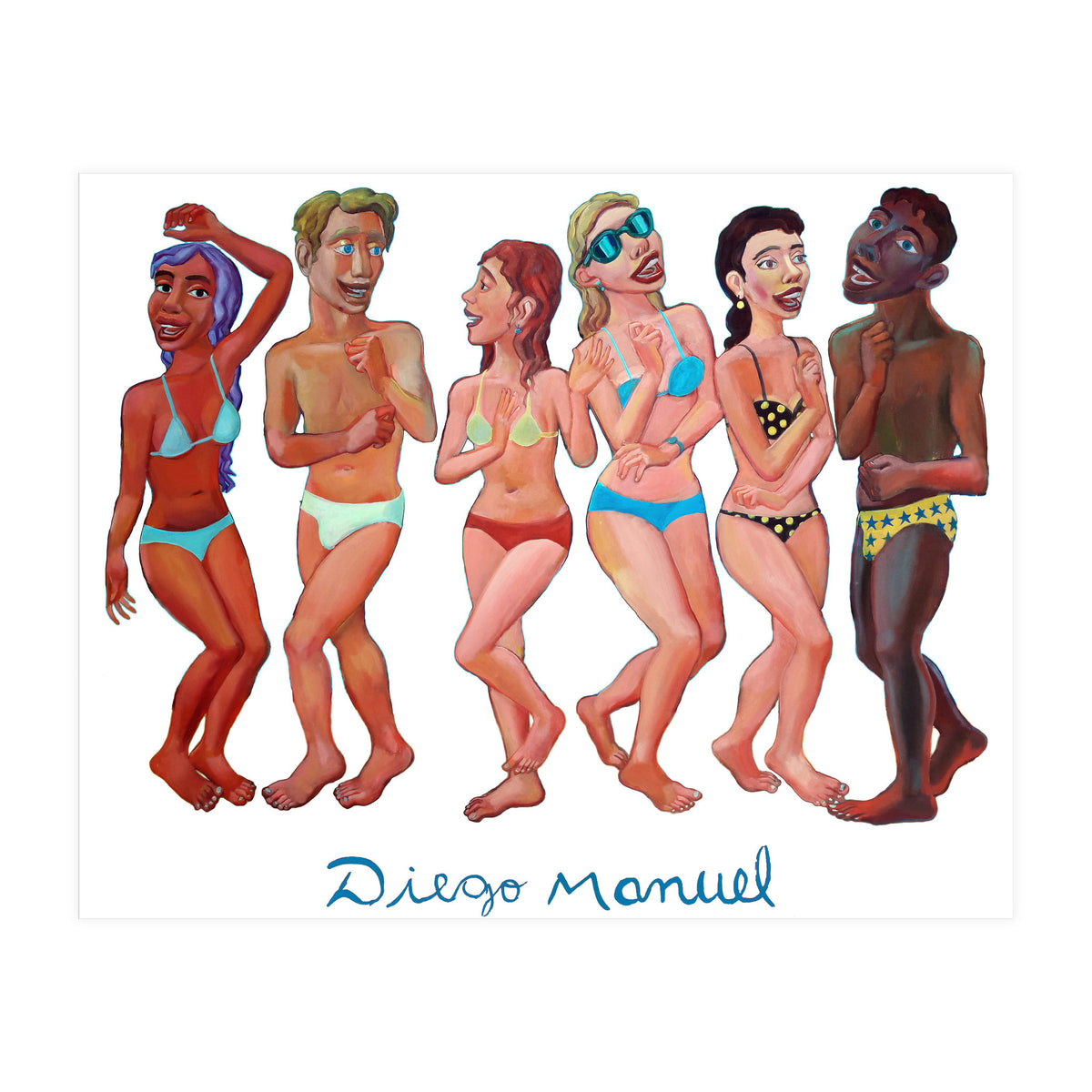 Fiesta En La Playa 2b (Print Only)