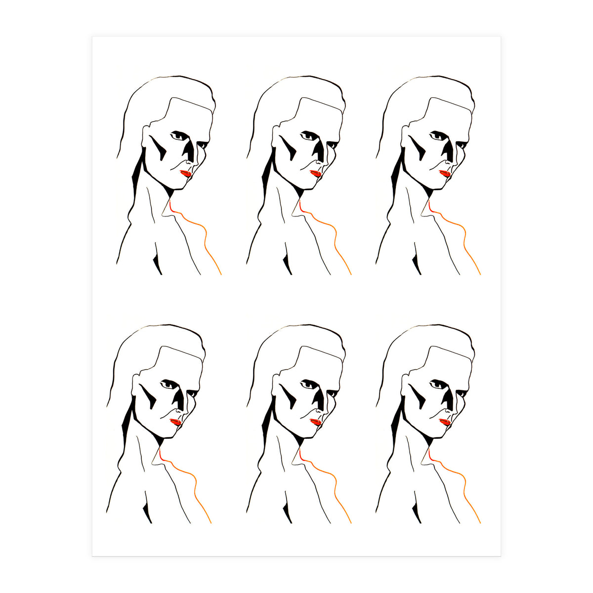 Red Lips (Print Only)