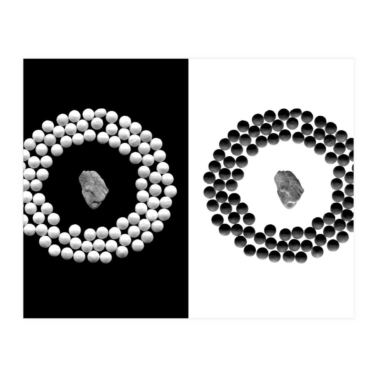 Pearls and stone (Print Only)