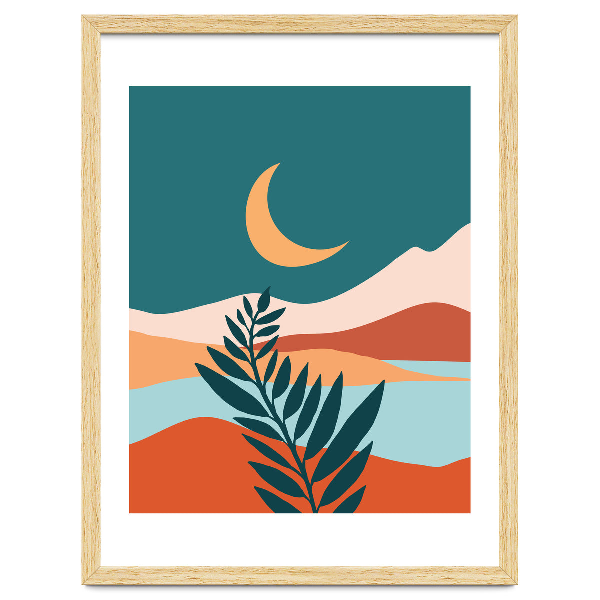 Moonlit Mediterranean