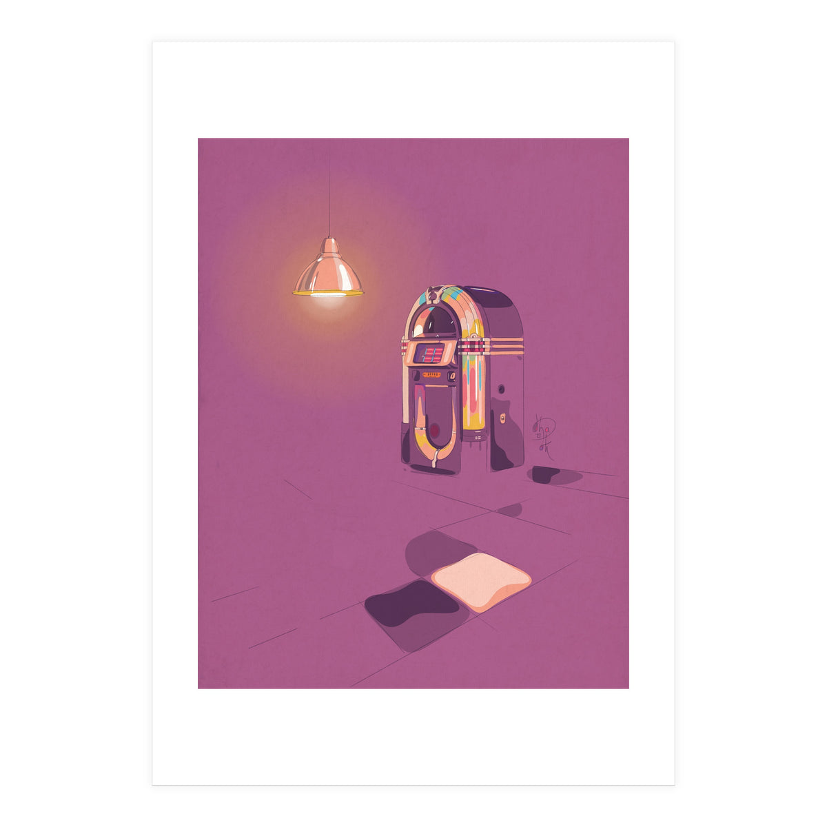 Wurlitzer Jukebox (Print Only)