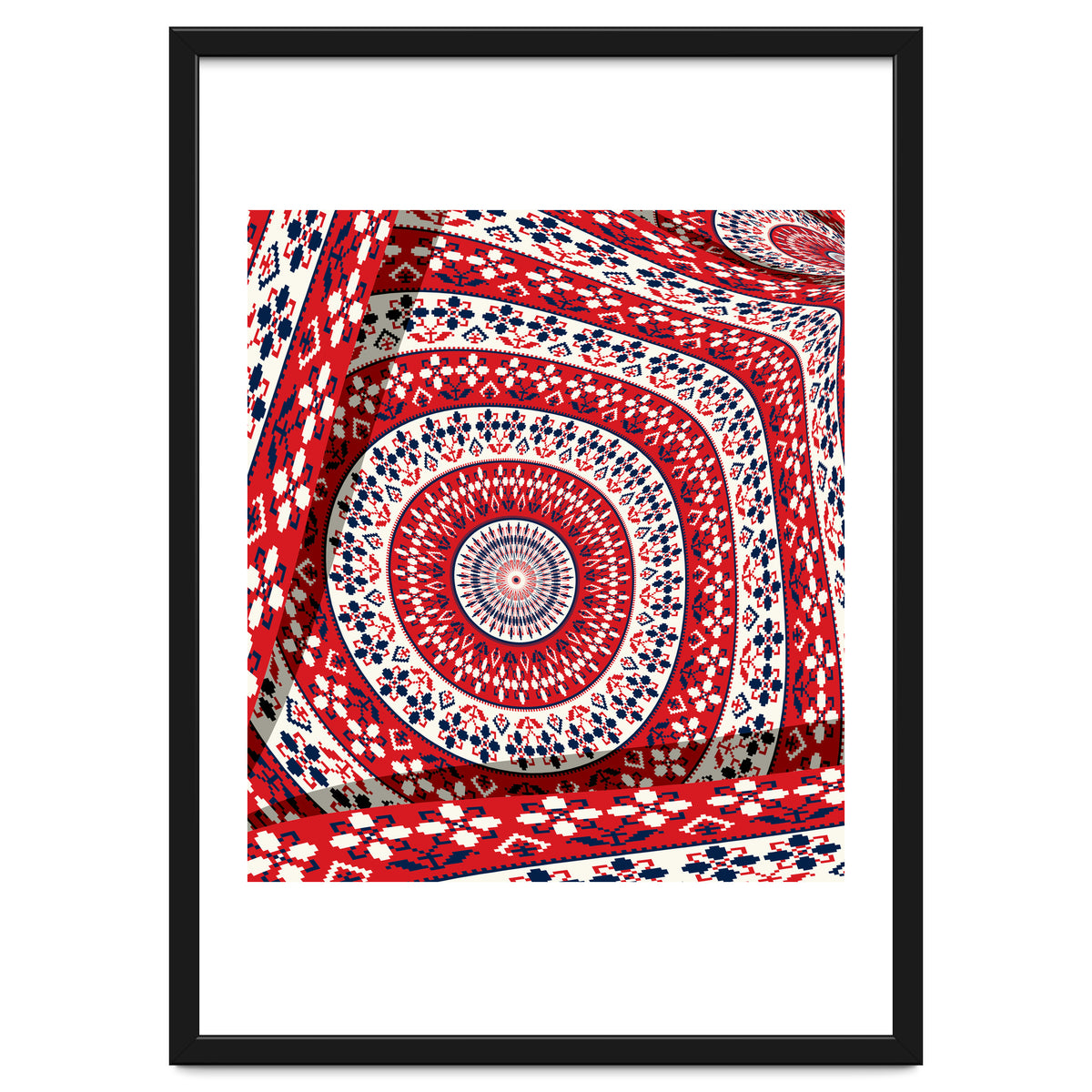 Romanian embroidery background 6