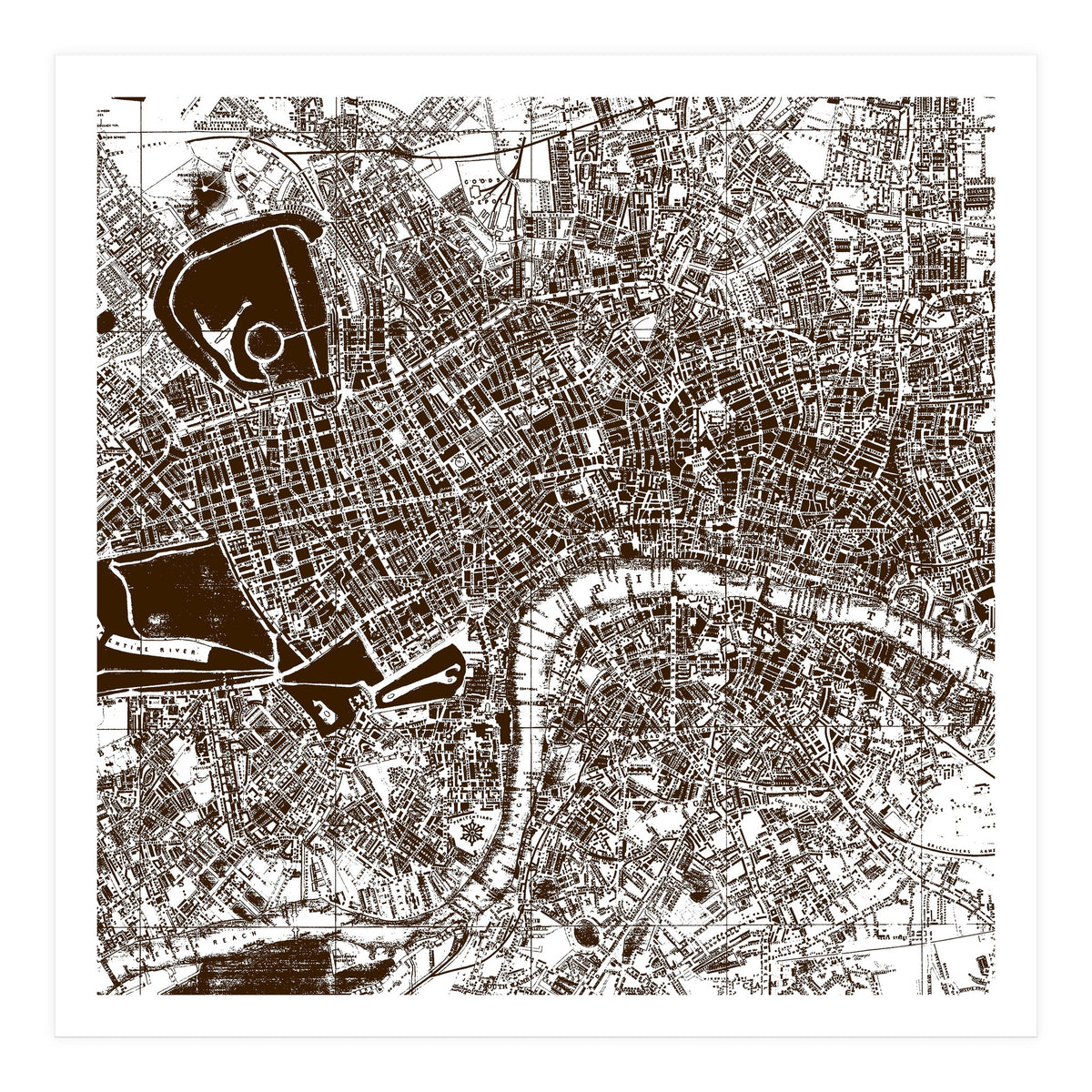Old Town Map  (Print Only)