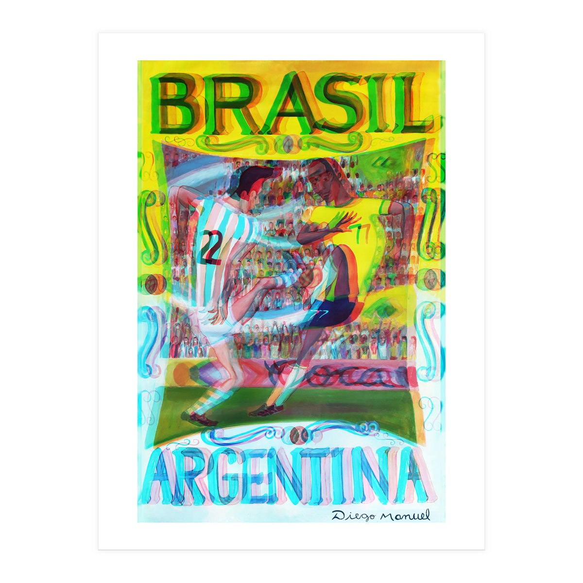 Brasil Argentina 2 (Print Only)