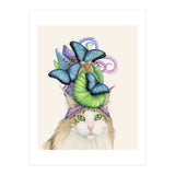 Bluehatcatbright (Print Only) thumbnail
