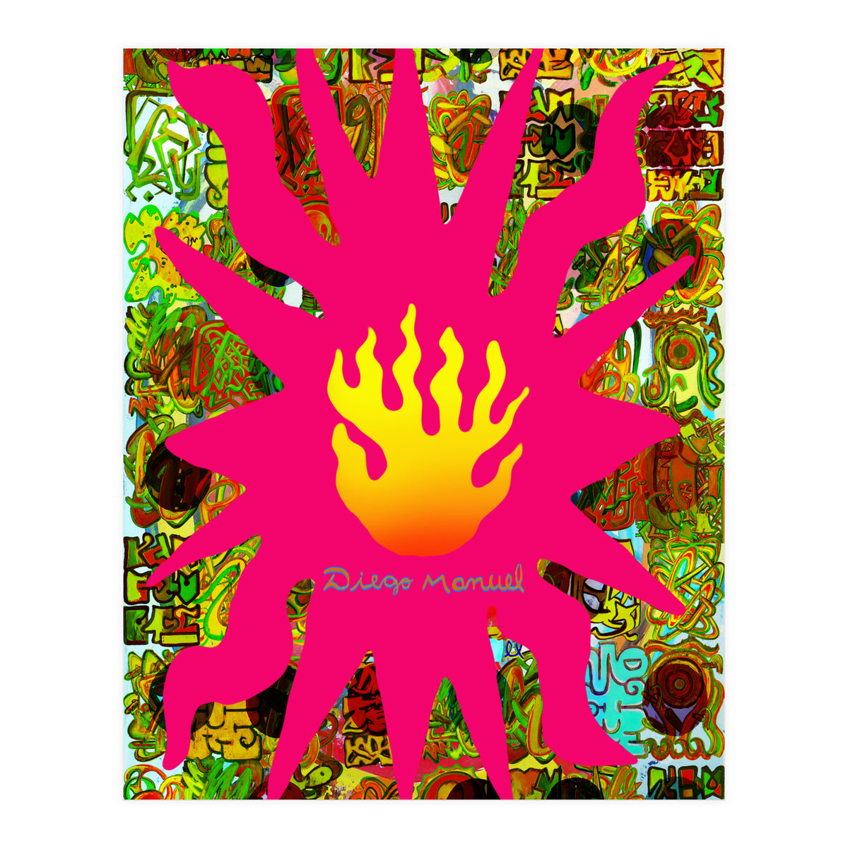 Fuego Y Graffiti 57 (Print Only)