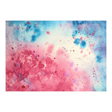 When pink meets blue || abstract watercolor (Print Only) thumbnail