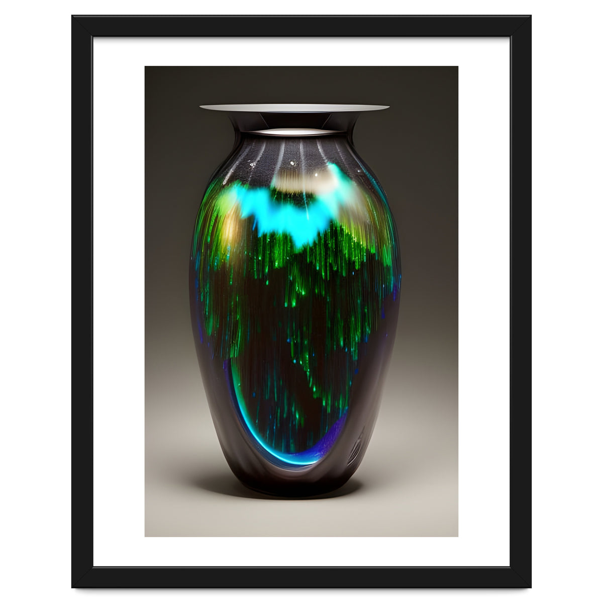 Antique Cosmic Vase Digital AI Art