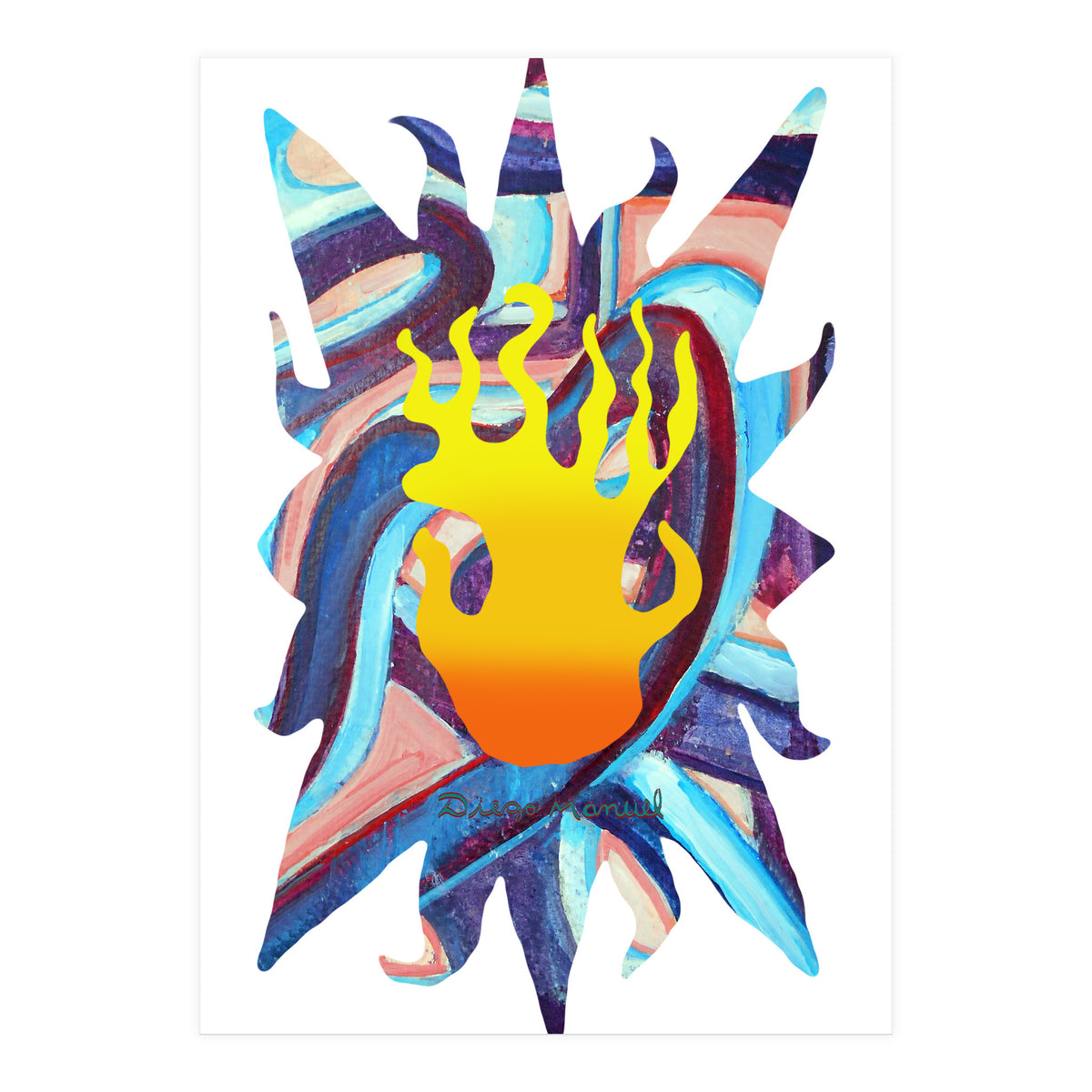 Fuego 15 Copia (Print Only)