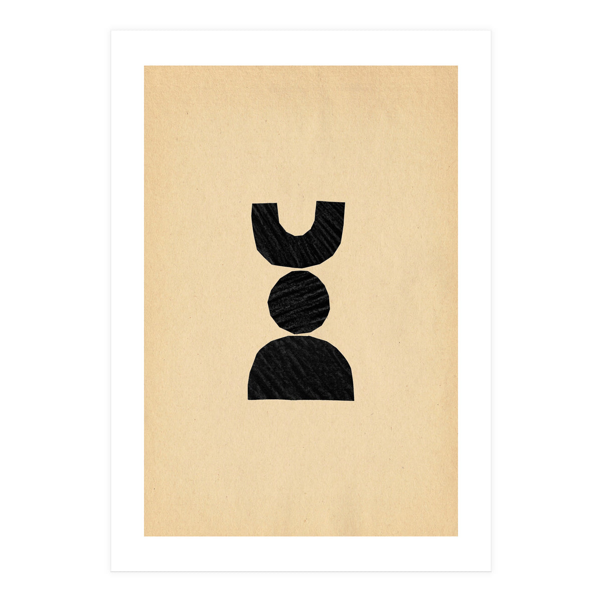 Abstract balancing shapes (Print Only)