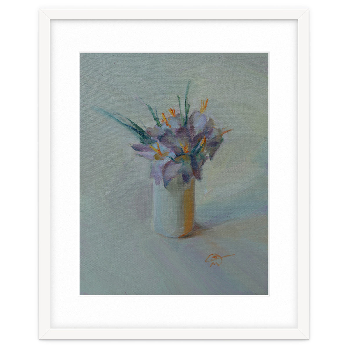 Crocuses Still Life Painting