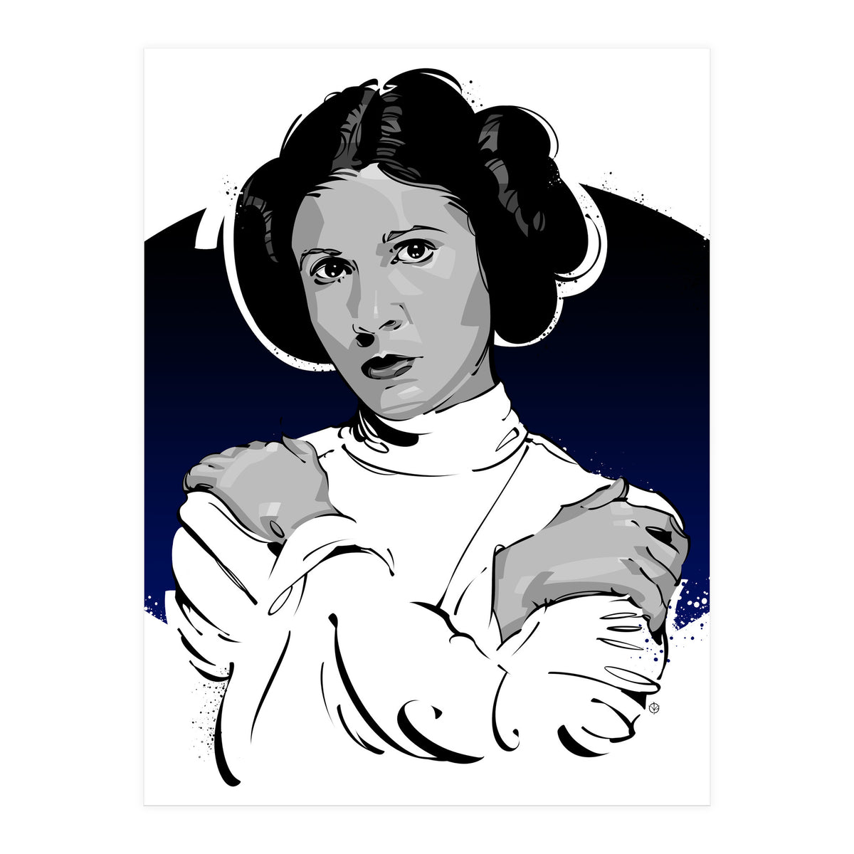 Leia STAR WARS (Print Only)