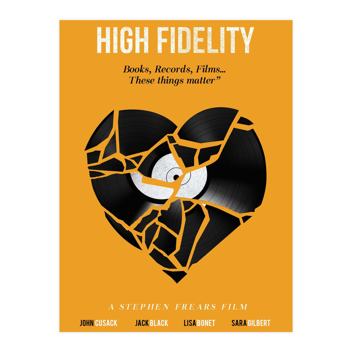 High Fidelity movie poster (Print Only)