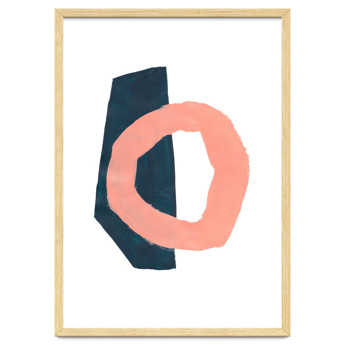 Teal Pillar Salmon Ring