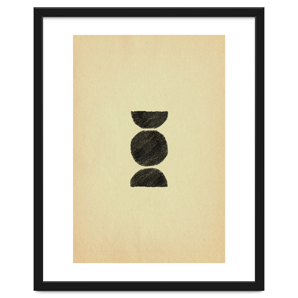 Abstract mid-century modern shapes