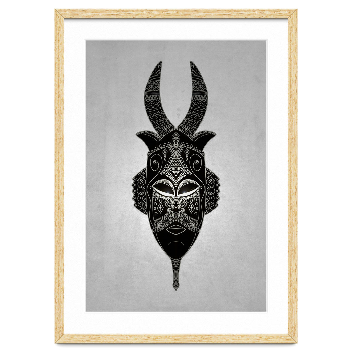 Horned Tribal Mask