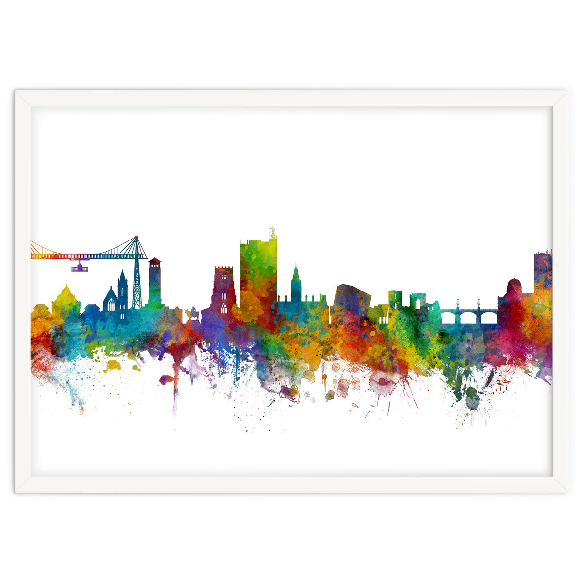 Newport Wales Skyline