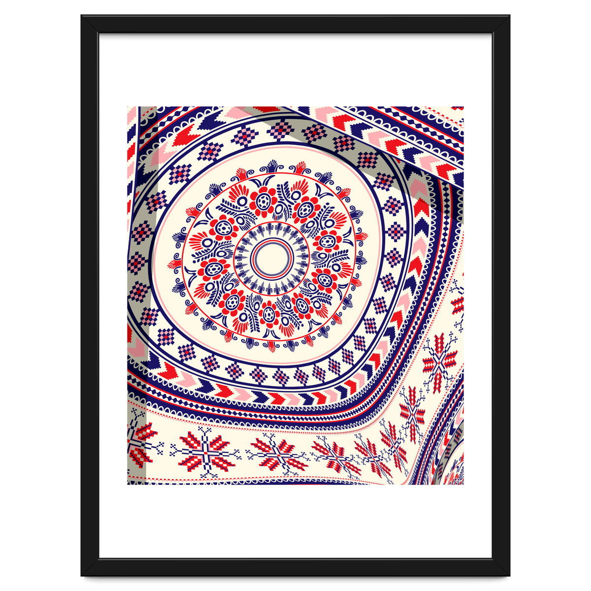 Romanian embroidery background 22