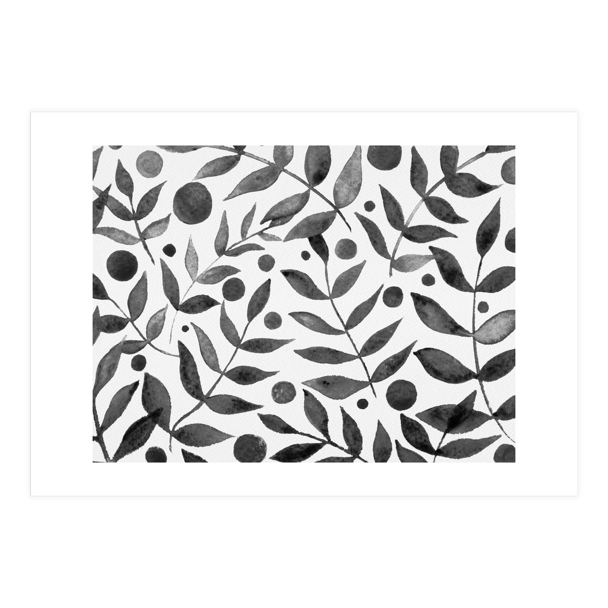 Watercolor Black Branches (Print Only)