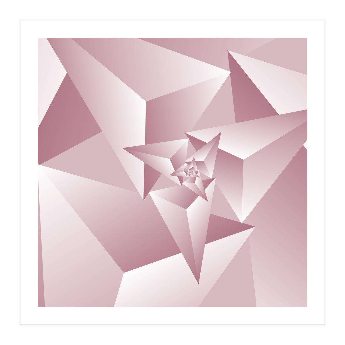 Geometric Triangle Modern  (Print Only)