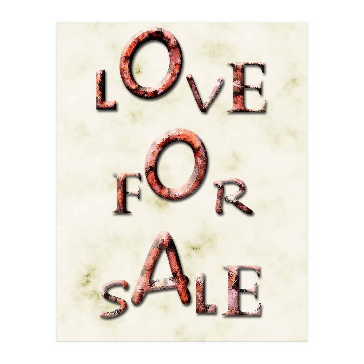 Love 4 sale (Print Only)