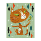 Cat A Tonic Orange Tabby (Print Only) thumbnail