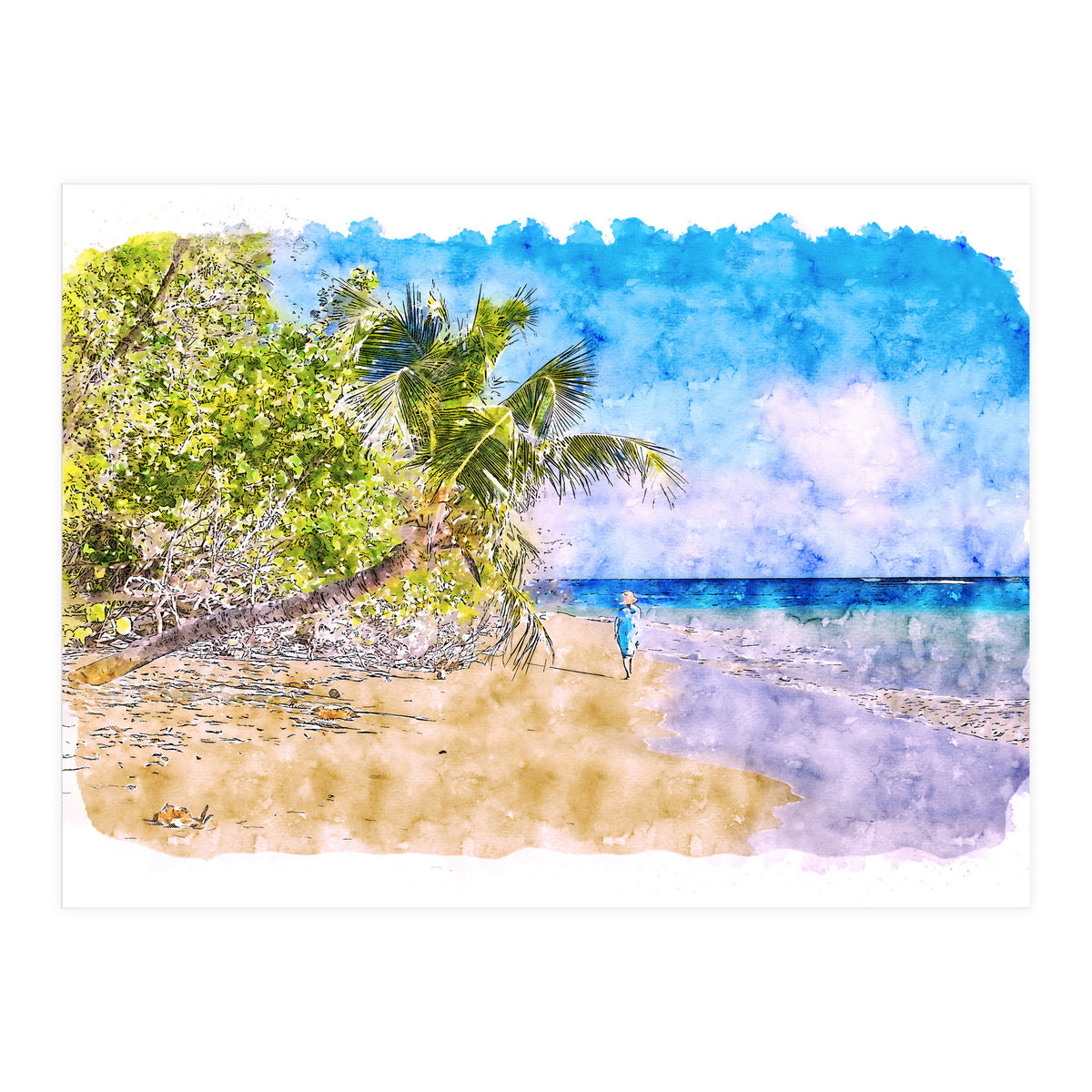 Tropical Island (Print Only)