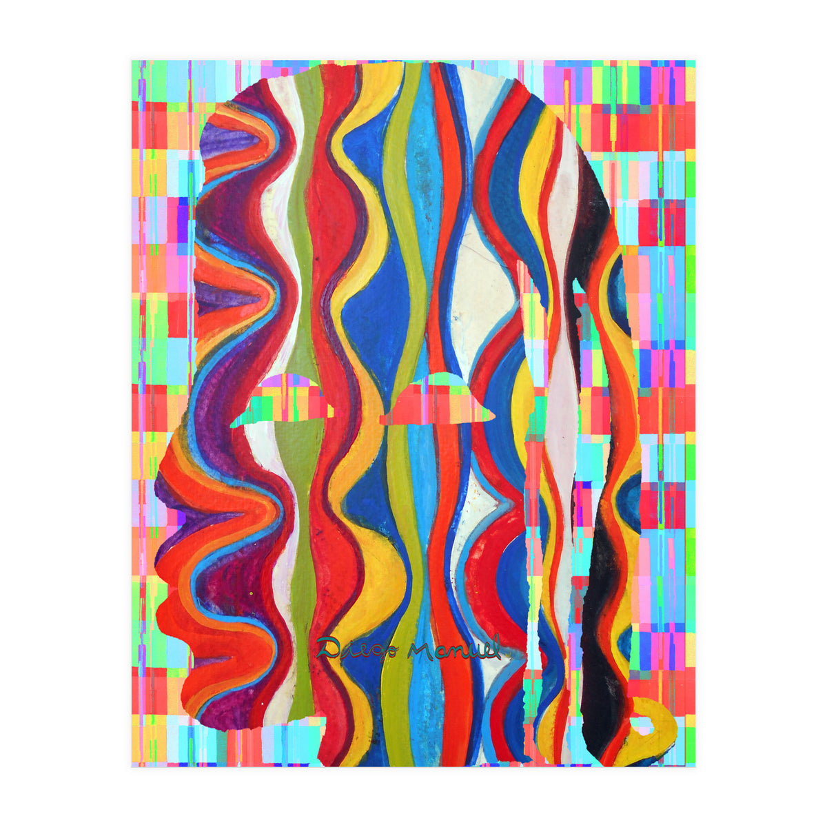 Abstracto Pop Nuevo B Nuevo 12 (Print Only)