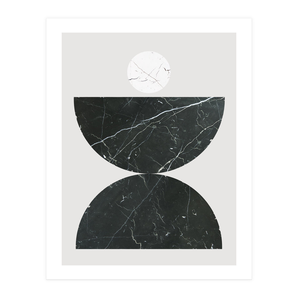 Black & White Marble (Print Only)