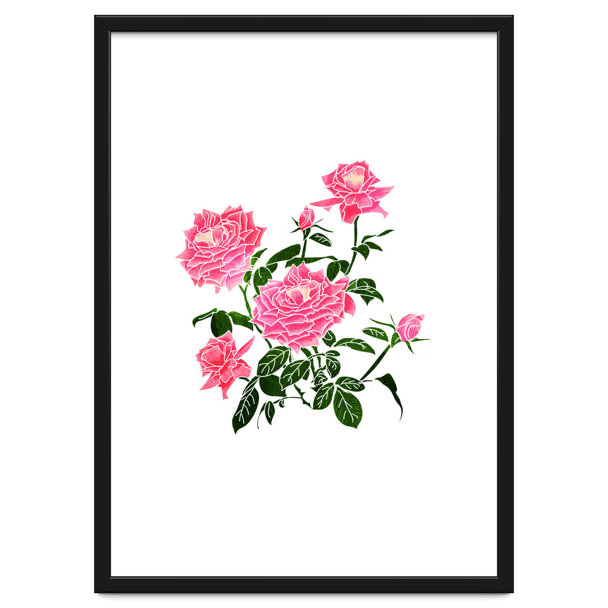 Rose V2 Art Print