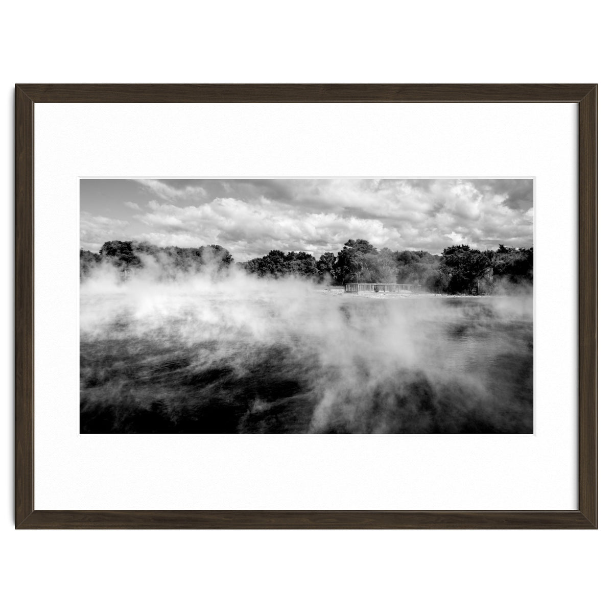 Vapors in Rotorua, New Zealand Art Print