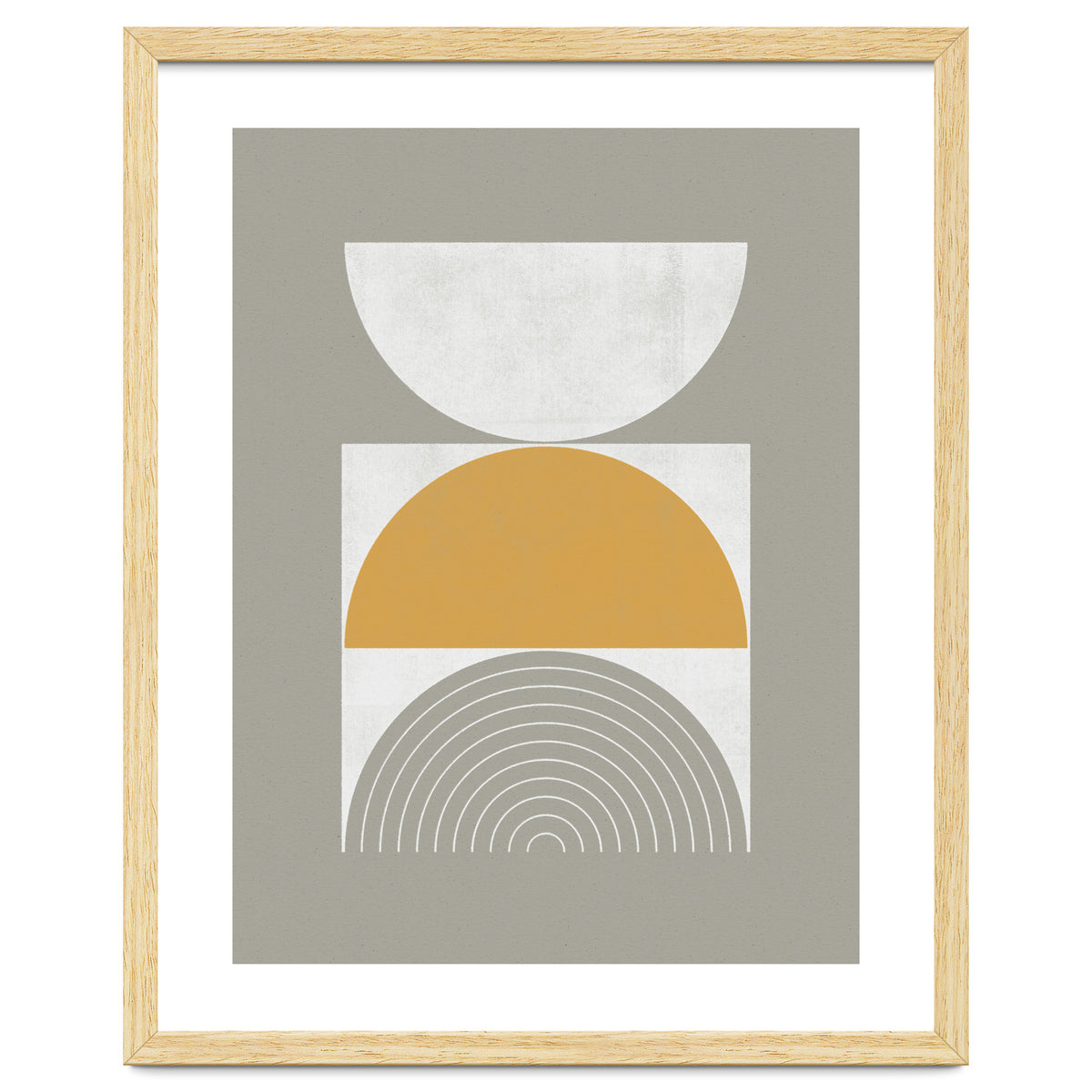 Mid-Century Modern No.29 - Woodblock Print