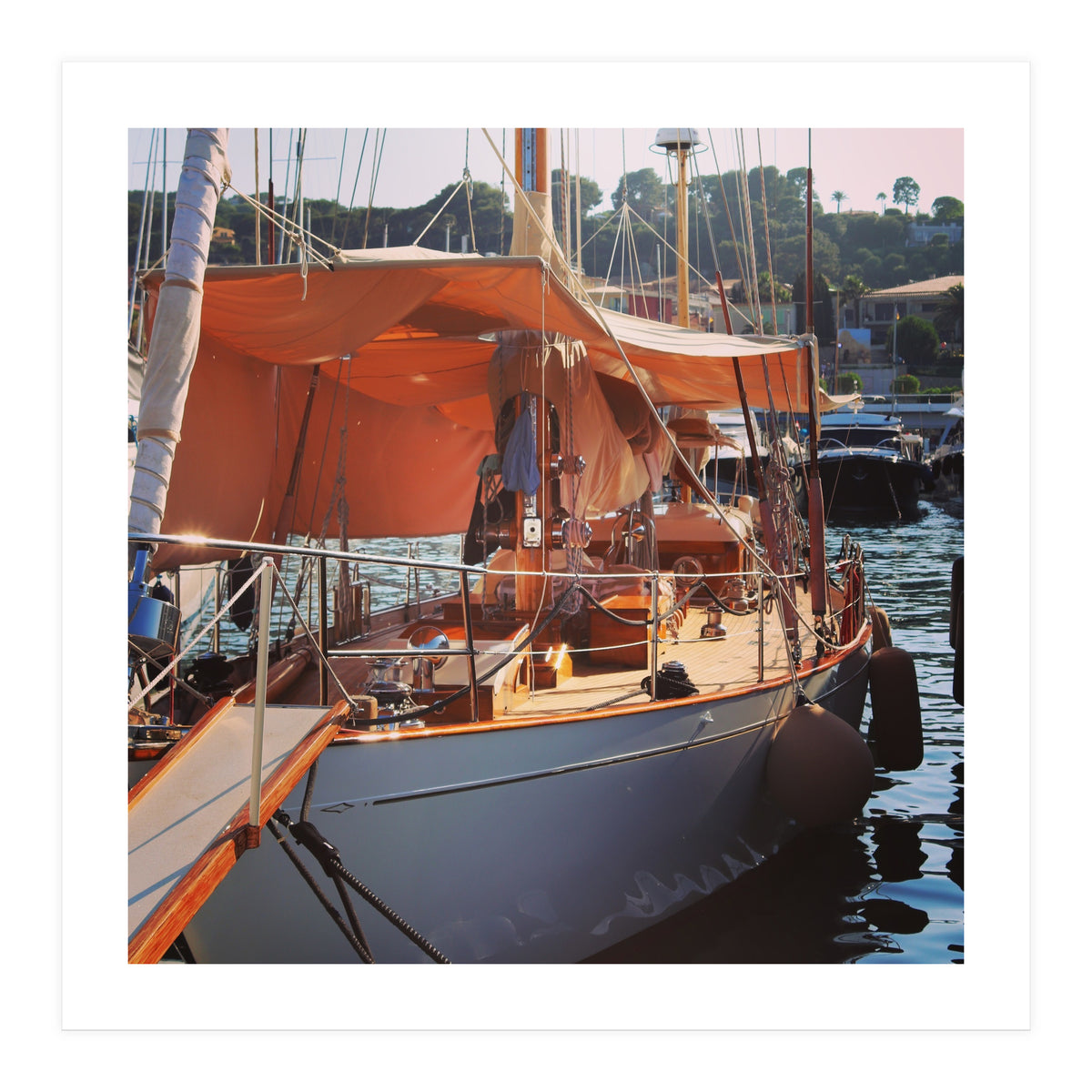 Wooden yacht (Print Only)