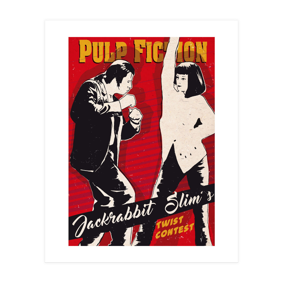 Twist dance Pulp Fiction movie poster (Print Only)